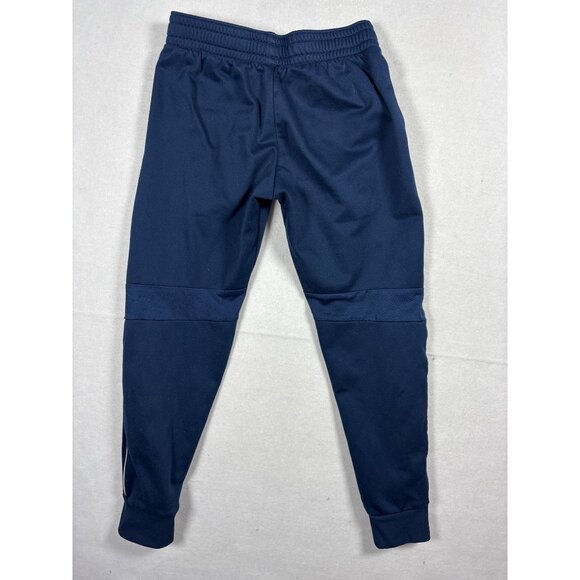Under Armour Mens Sweatpants Joggers Navy Blue Drawstring Waist Side Pockets - Picture 7 of 10